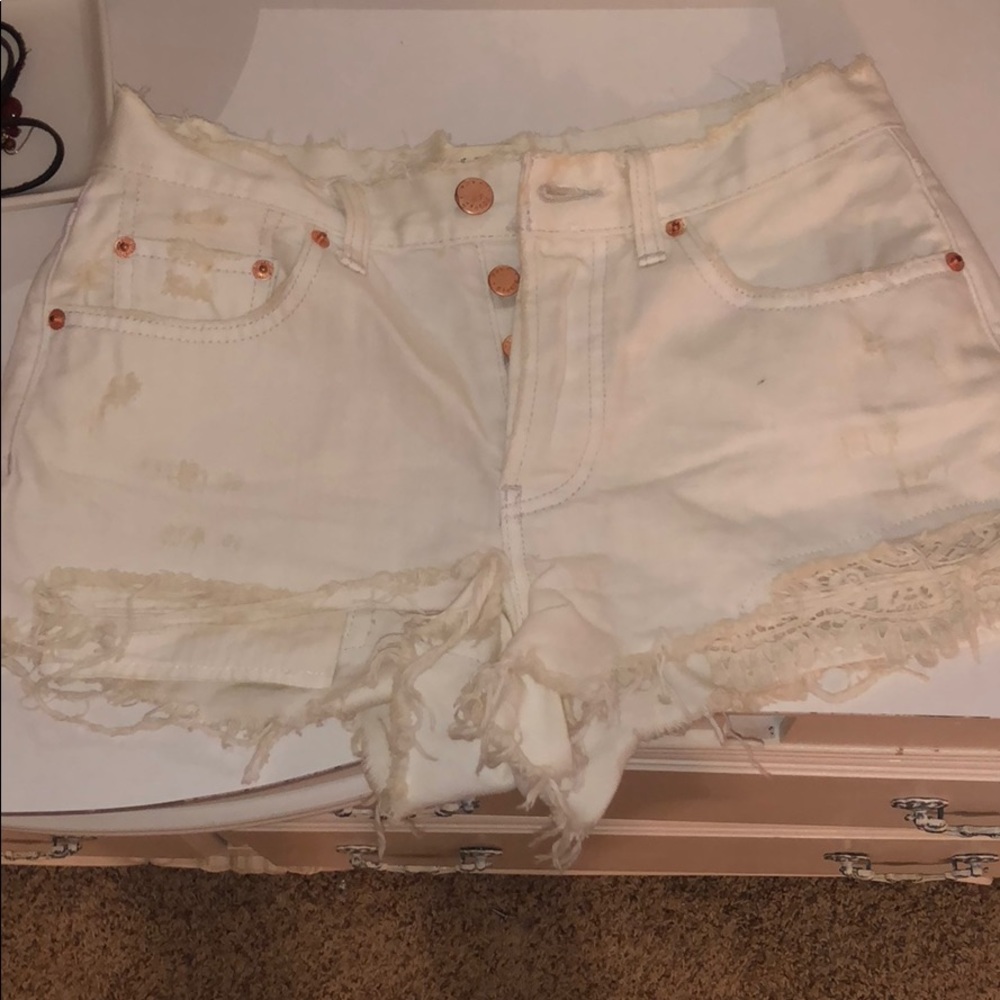 White short shorts!!!